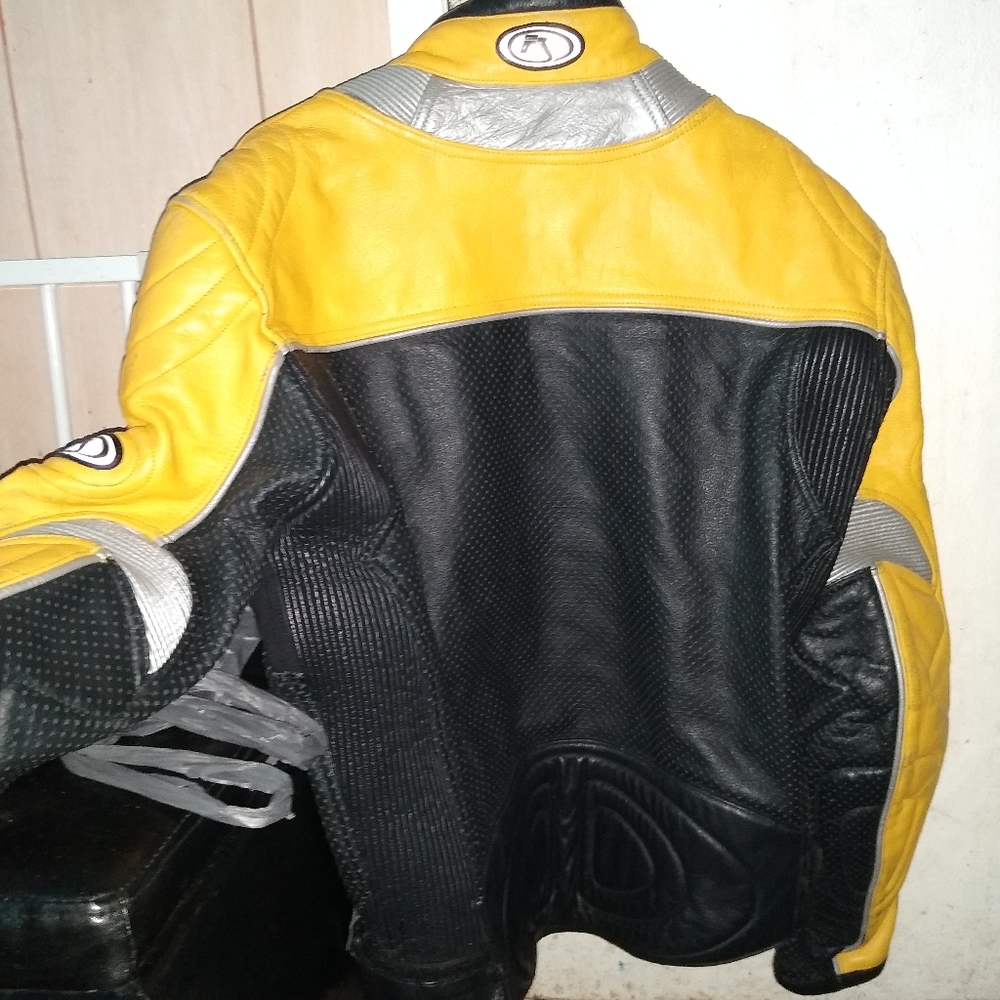 Leather Motorcycle Jacket - Picture 3 of 3